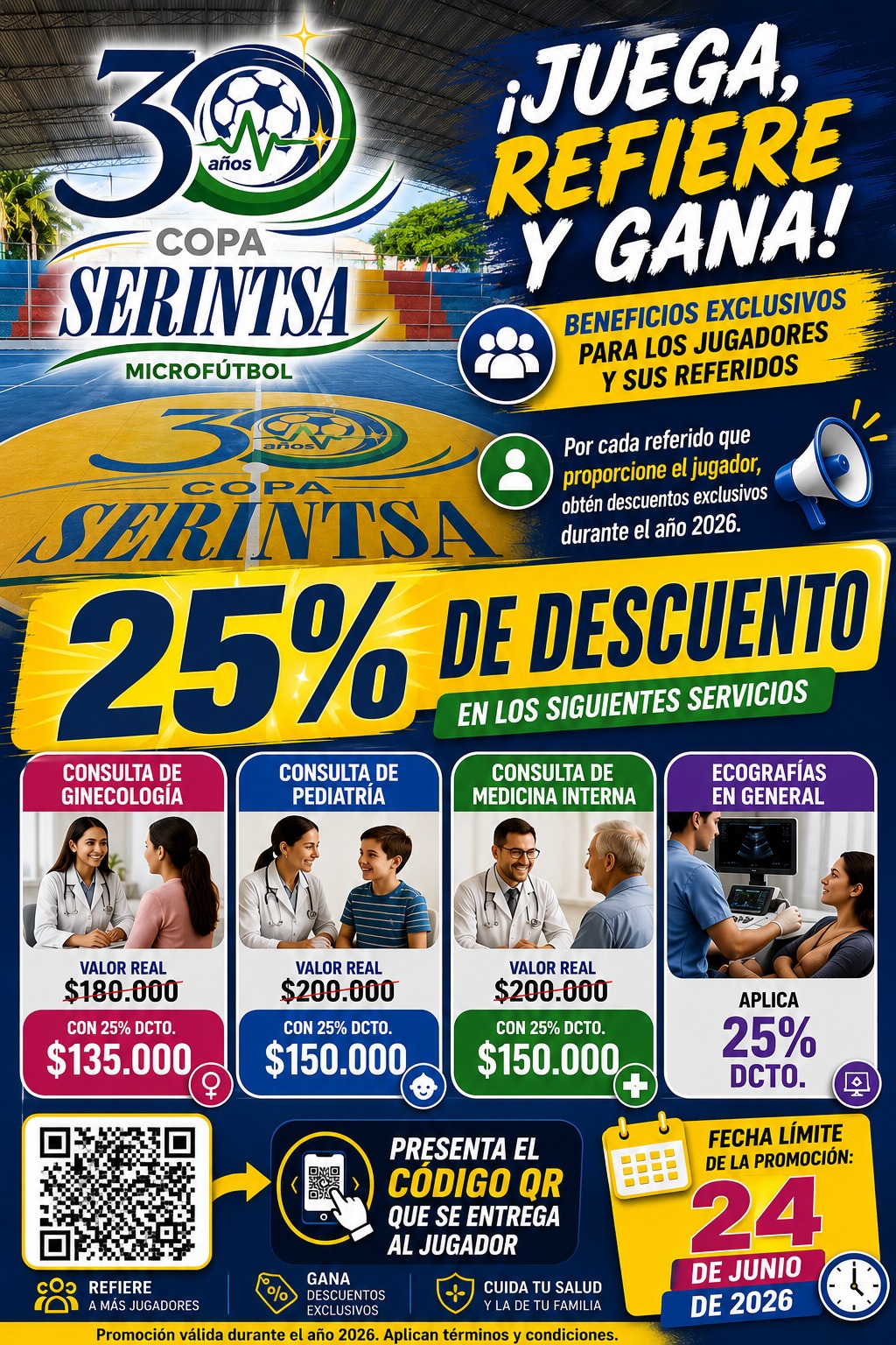 ¡Refiere, ahorra y cuida tu salud!